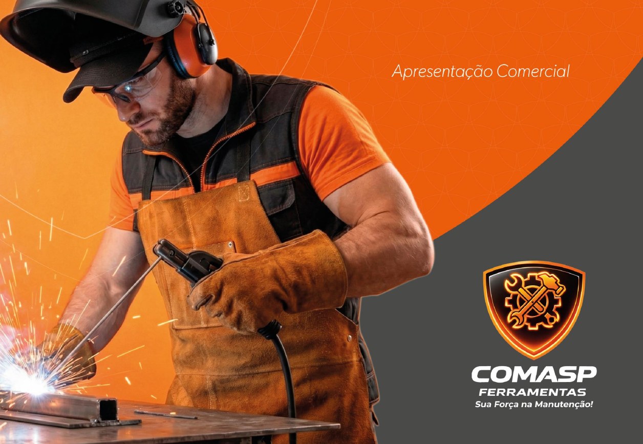 Capa da apresentação comercial da Comasp Ferramentas
