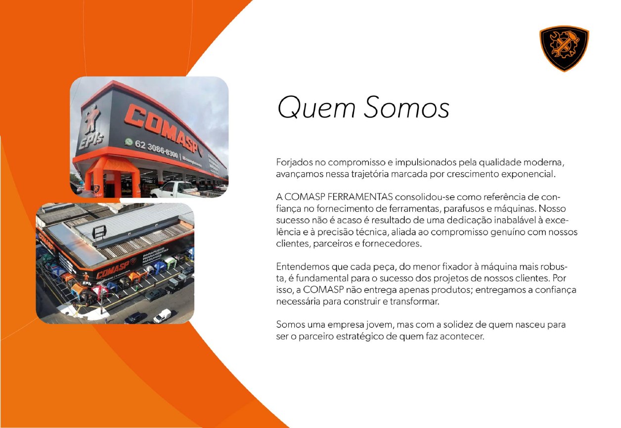Quem Somos: história e compromisso da Comasp Ferramentas
